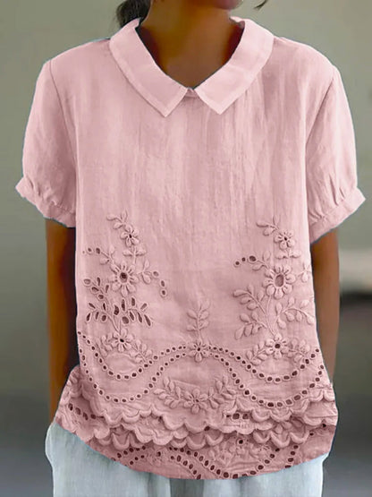 Lilia™ | Chemise brodée
