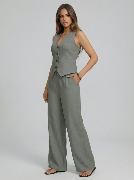 Vélaria™ | Ensemble gilet et pantalon
