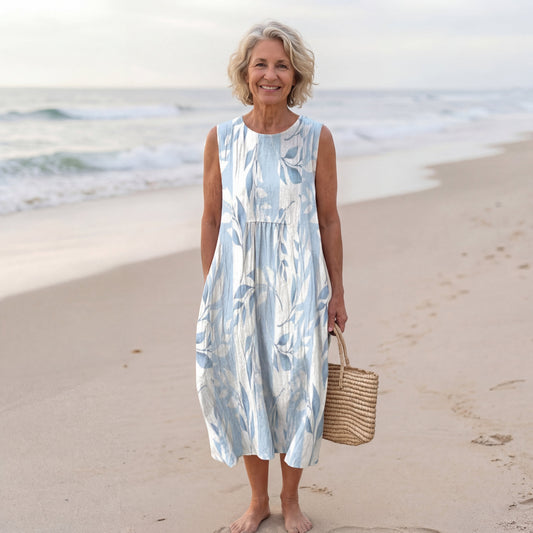 Joy™ | Robe à imprimé feuilles