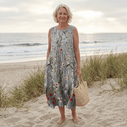 Carina™ | Robe midi à fleurs