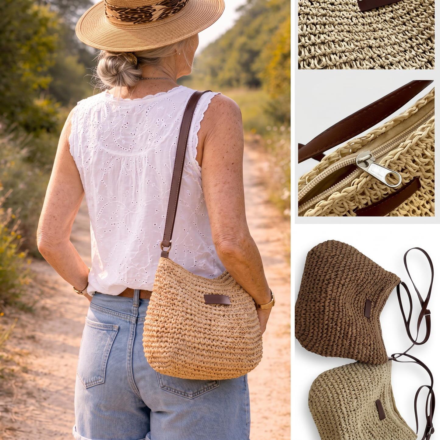 SIMONA™ | Sac tressé