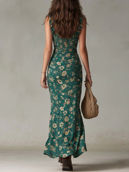 Zara™ | Robe maxi bohème à fleurs