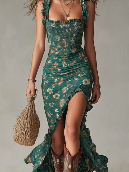 Zara™ | Robe maxi bohème à fleurs