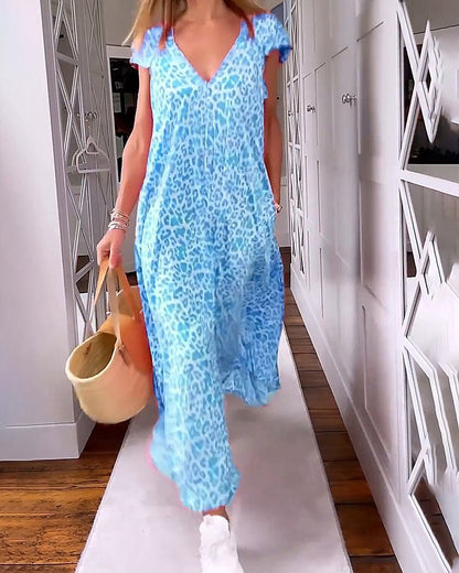 Glaiza™ | Robe longue imprimée