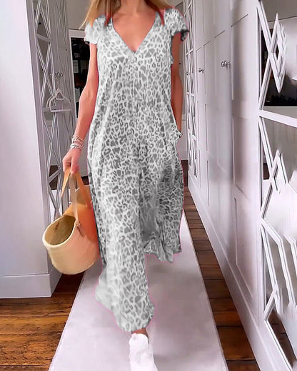 Glaiza™ | Robe longue imprimée