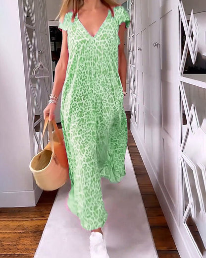 Glaiza™ | Robe longue imprimée