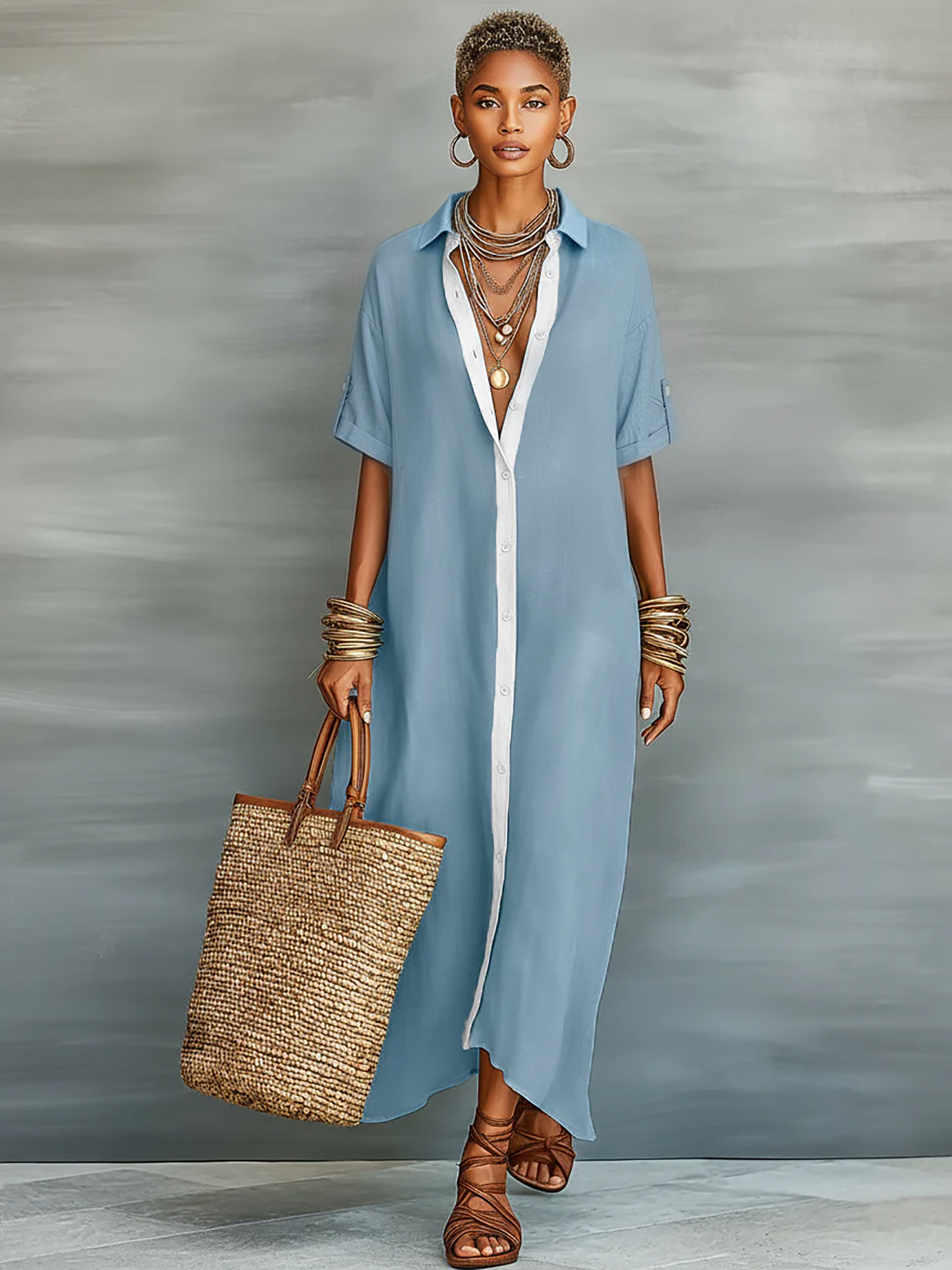 NELYA™ | Robe en lin