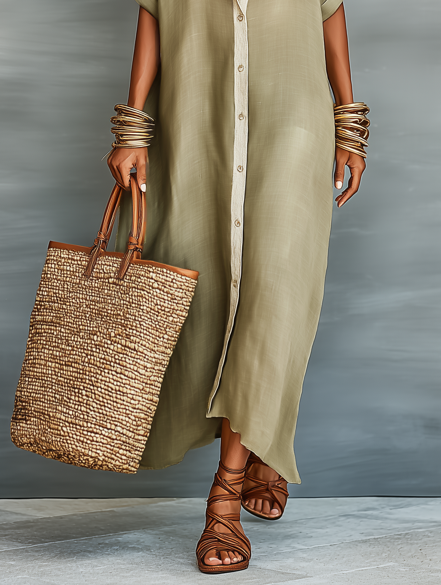 NELYA™ | Robe en lin