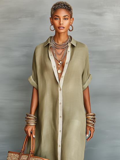 NELYA™ | Robe en lin