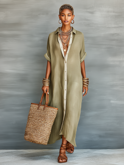 NELYA™ | Robe en lin
