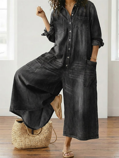 Diana™ | Combinaison en jean vintage