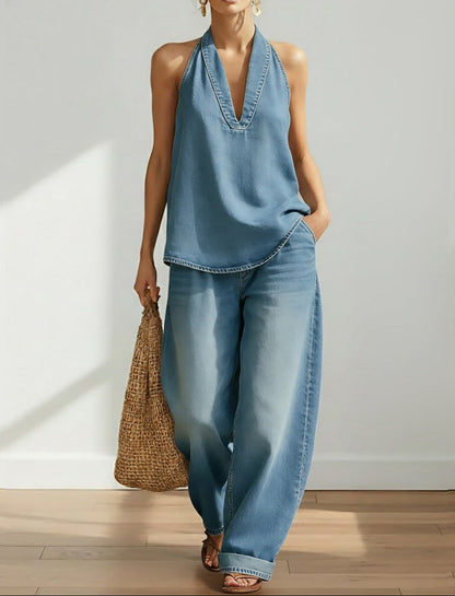 Aliénor™ | Ensemble en jean vintage
