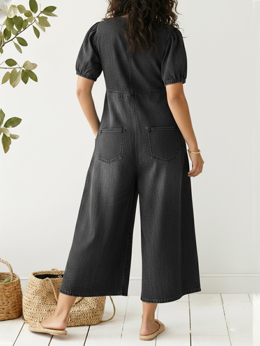 Capucine™ | Combinaison en jean