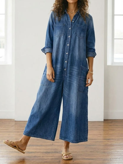 Diana™ | Combinaison en jean vintage