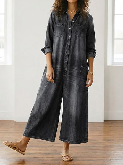 Diana™ | Combinaison en jean vintage