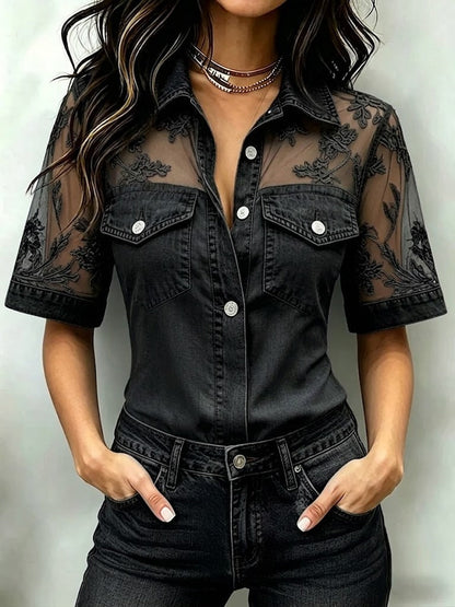 Marceline™ | Chemise en jean