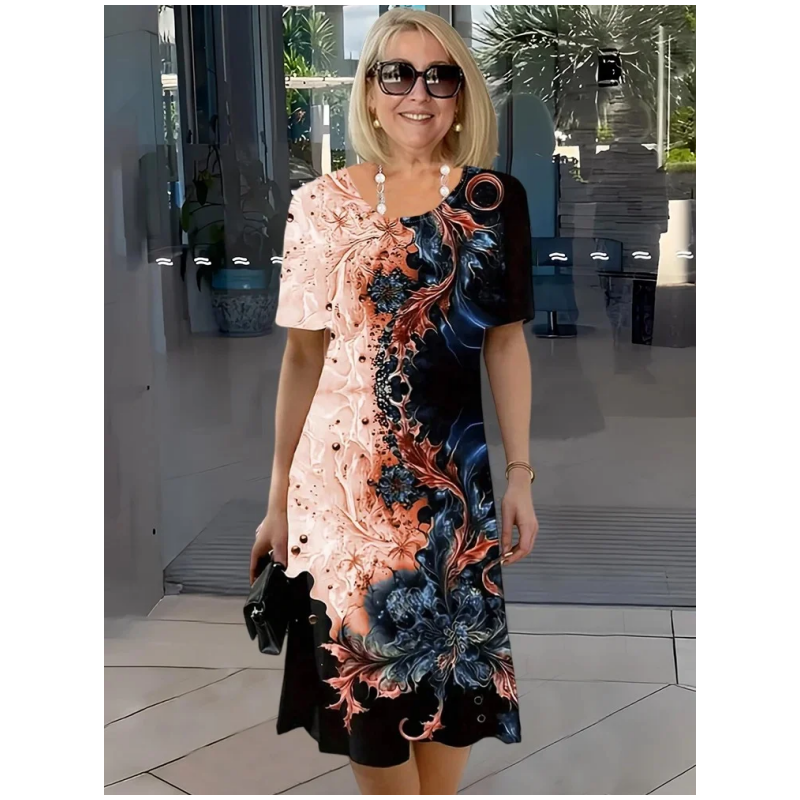 Viviana™ | Robe imprimée décontractée