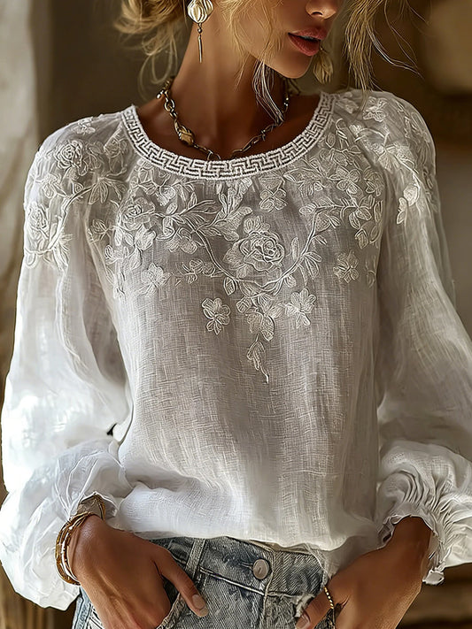 Shira™ | Chemise Brodée