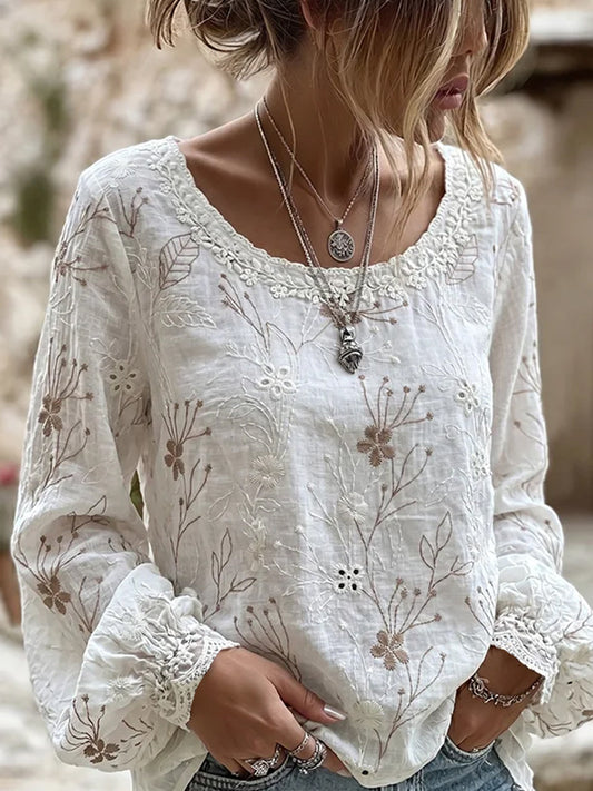 Herbier Doux™ | Haut en lin vintage