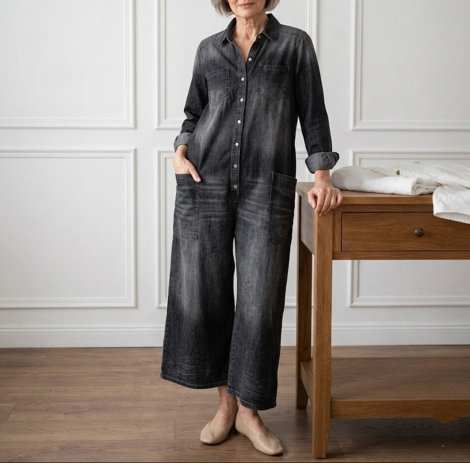 Diana™ | Combinaison en jean vintage