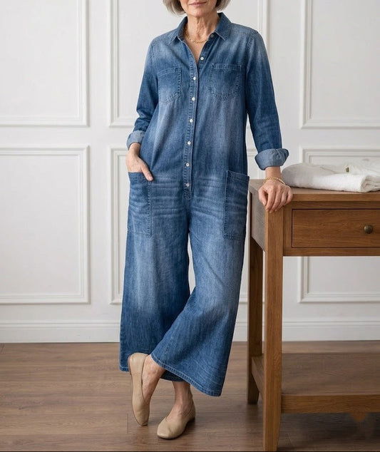 Diana™ | Combinaison en jean vintage
