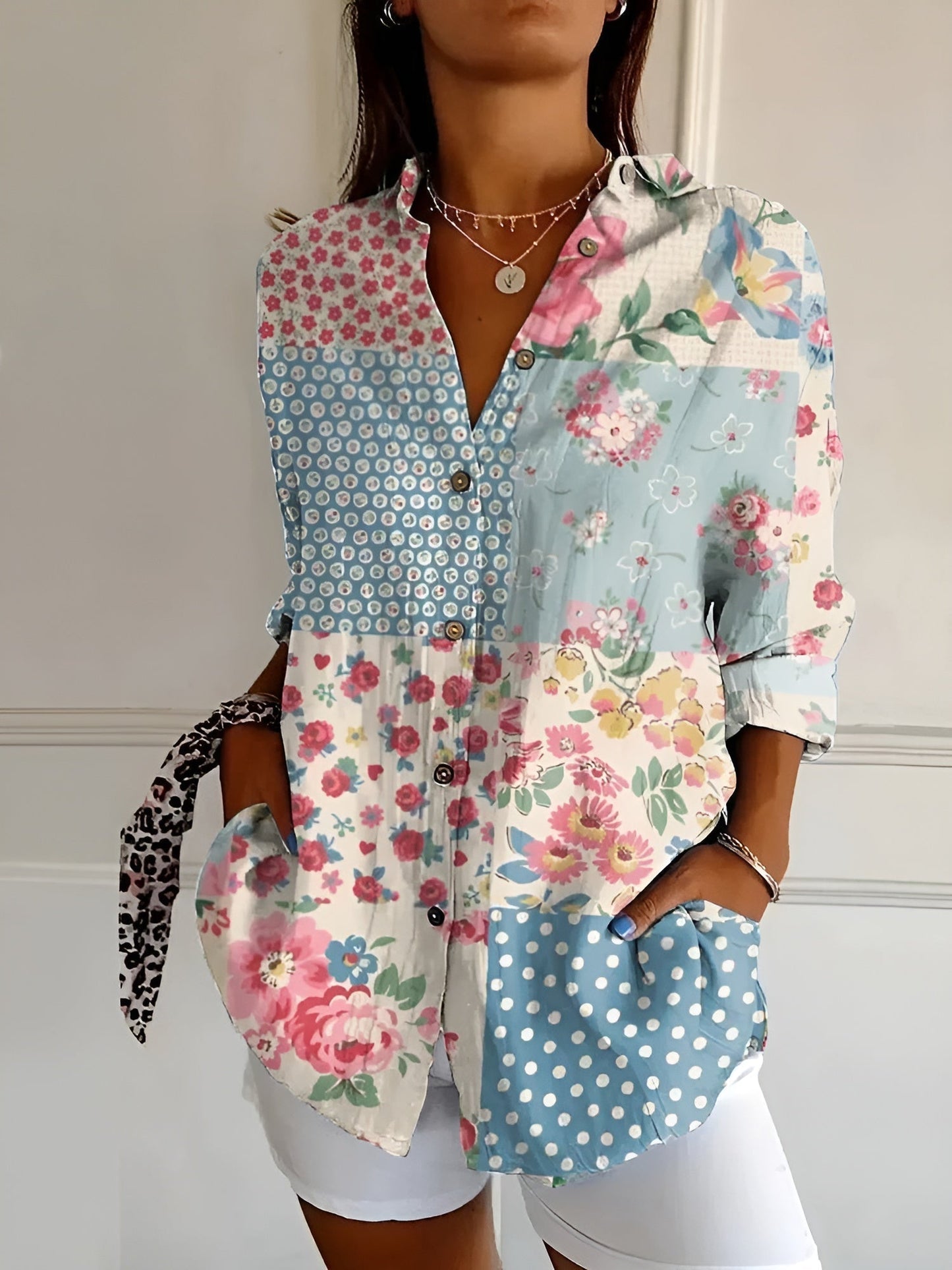 Kaitlyn™ | Chemisier floral fluide