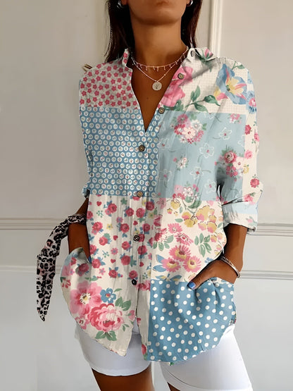 Kaitlyn™ | Chemisier floral fluide