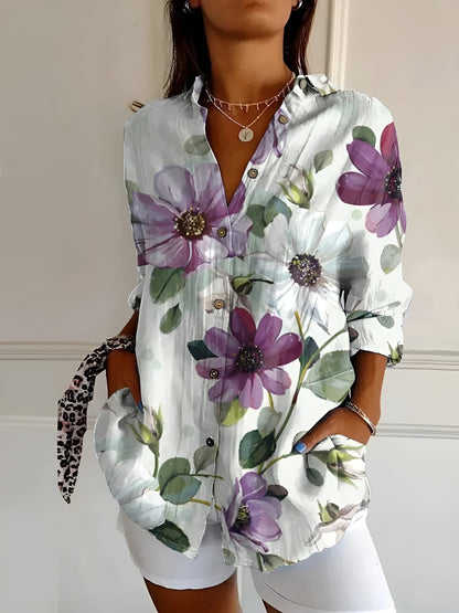 Kaitlyn™ | Chemisier floral fluide
