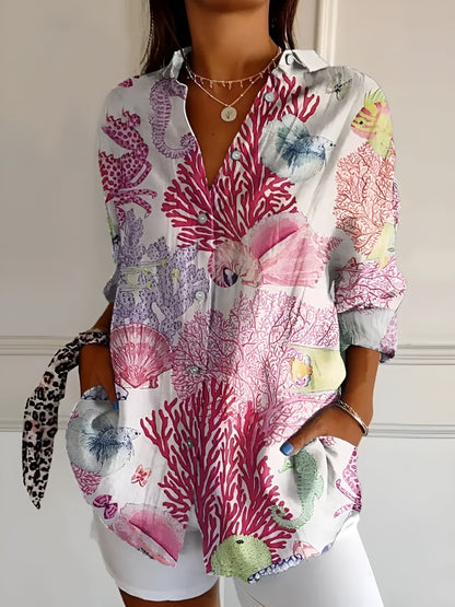Kaitlyn™ | Chemisier floral fluide