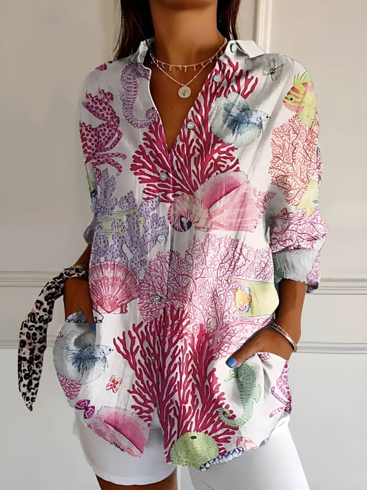Kaitlyn™ | Chemisier floral fluide